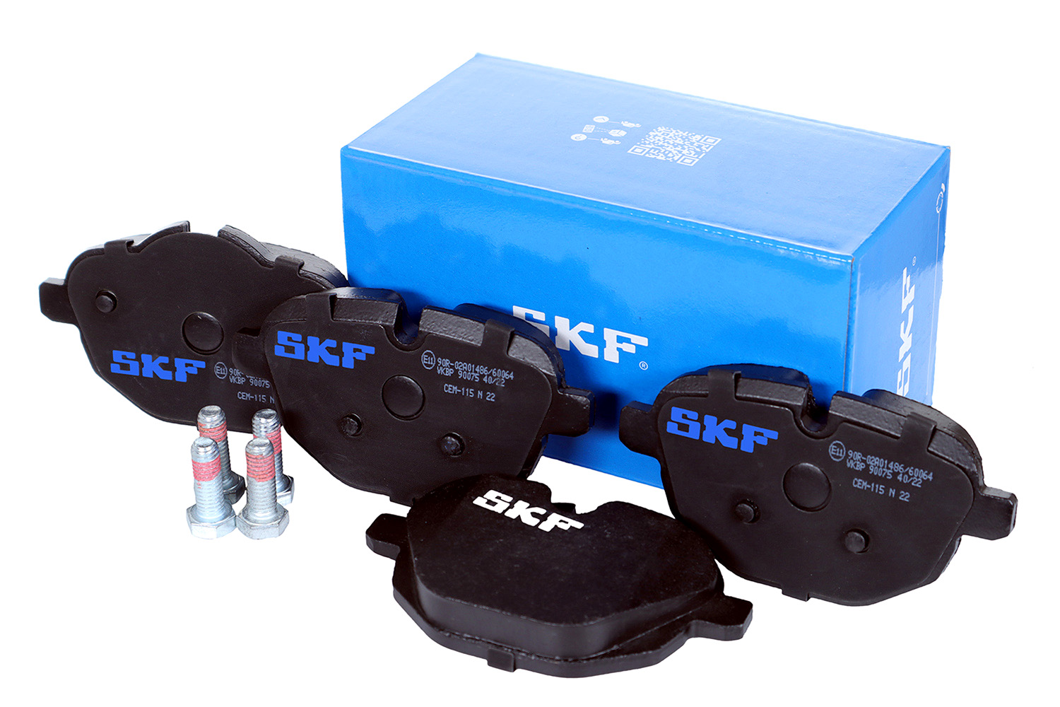 Комплект тормозных колодок, дисковый тормоз - VKBP 90075 SKF